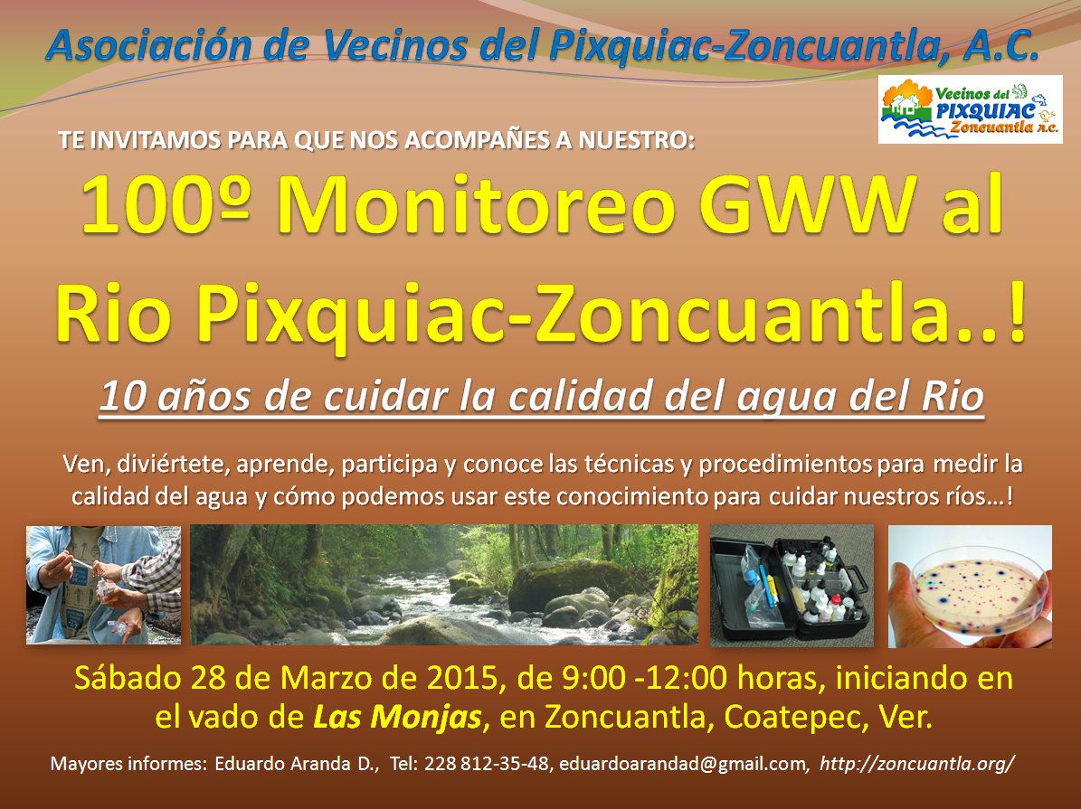 100º Monitoreo del Pixquiac GWW Cartel